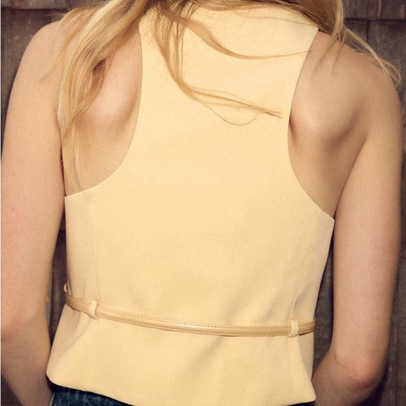 Zara Belted Halter Vest Top S - Picture 3 of 8
